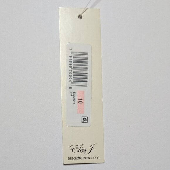 Eliza J Womens Wrap Dress Size 10 Wedding Guest Party Travel Floral Abstract - Picture 6 of 15